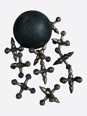 Chrome Hearts Silver Jacks Game Set